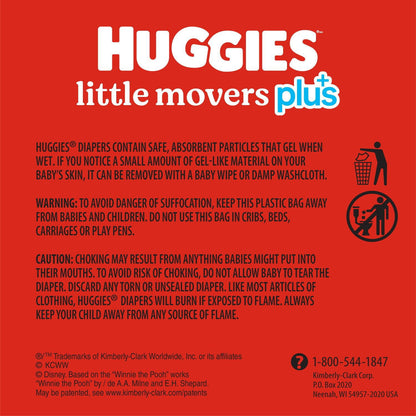 미국직구 하기스 리틀무버스 플러스 기저귀 / Huggies Little Movers Plus Baby Diapers