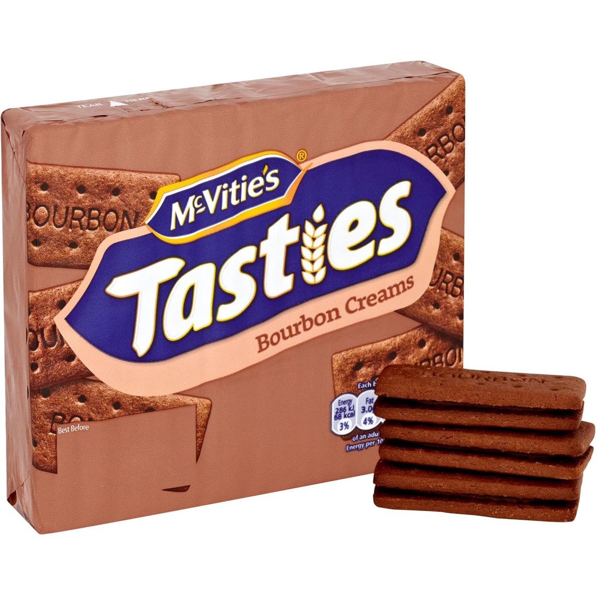 미국직구 3x Mcvities Bourbon 과자 6g 3팩 / 3x | Mcvities Bourbon Cream Biscuits 300G (Pack Of 3)  3