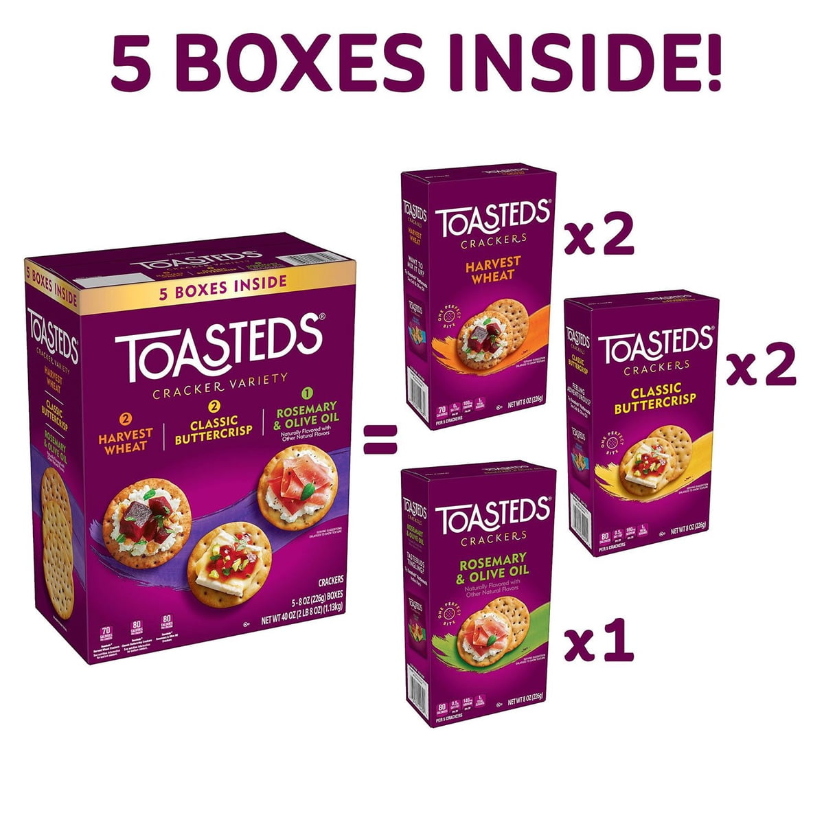 미국직구 Toasted 과자 1.1kg / Toasted Variety Pack Crackers, 1.1kg 3