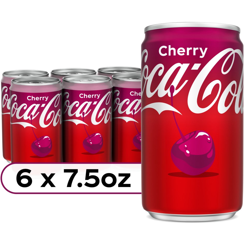 미국직구 Coca-Cola Cherry Soda 222ml 6팩 / Coca-Cola Cherry Soda Mini Cans 6 CT / 222ml - Pack  3