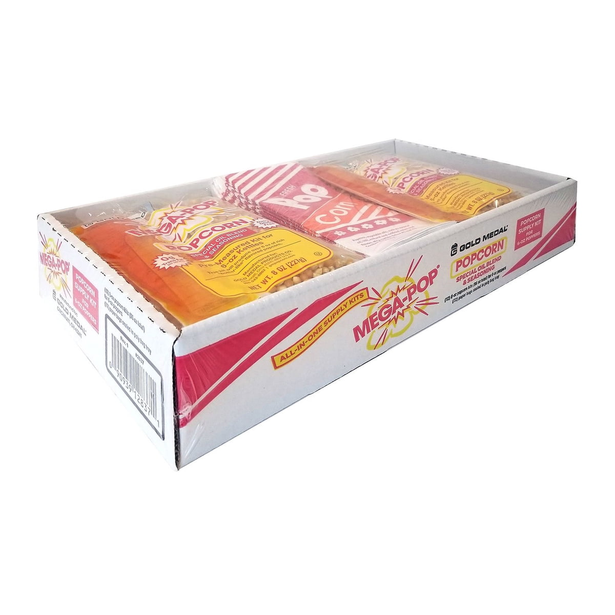 미국직구 Gold Medal Mega-Pop 170g / Gold Medal Mega-Pop All-In-One Popcorn Supply Kit for 170g 6
