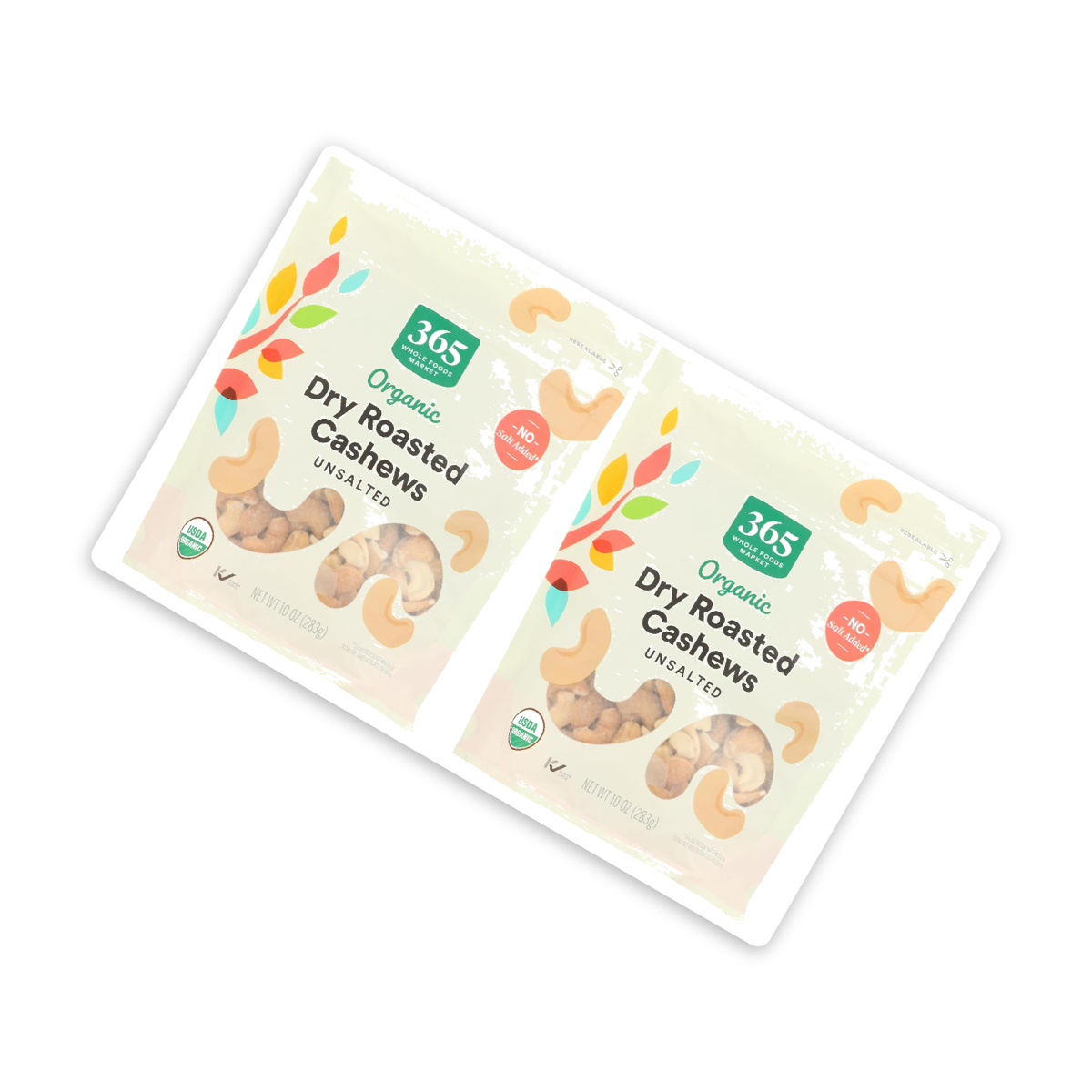 미국직구 3 Pack 365 견과 283g 3팩 / 3 Pack | 365 by Whole Foods Market Dry Roasted and Unsalted C 3