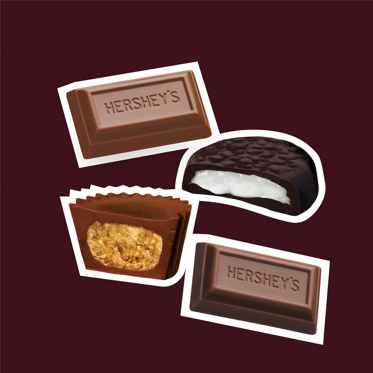 미국직구 Hershey's 캔디 439g / Hershey's, Reese's And York Zero Sugar Assorted Flavored Candy, V 4
