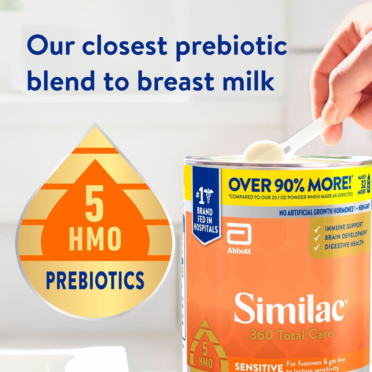 미국직구 Similac 360 Total 1.1kg / Similac 360 Total Care Infant Sensitive Powder Formula, 1.1 3
