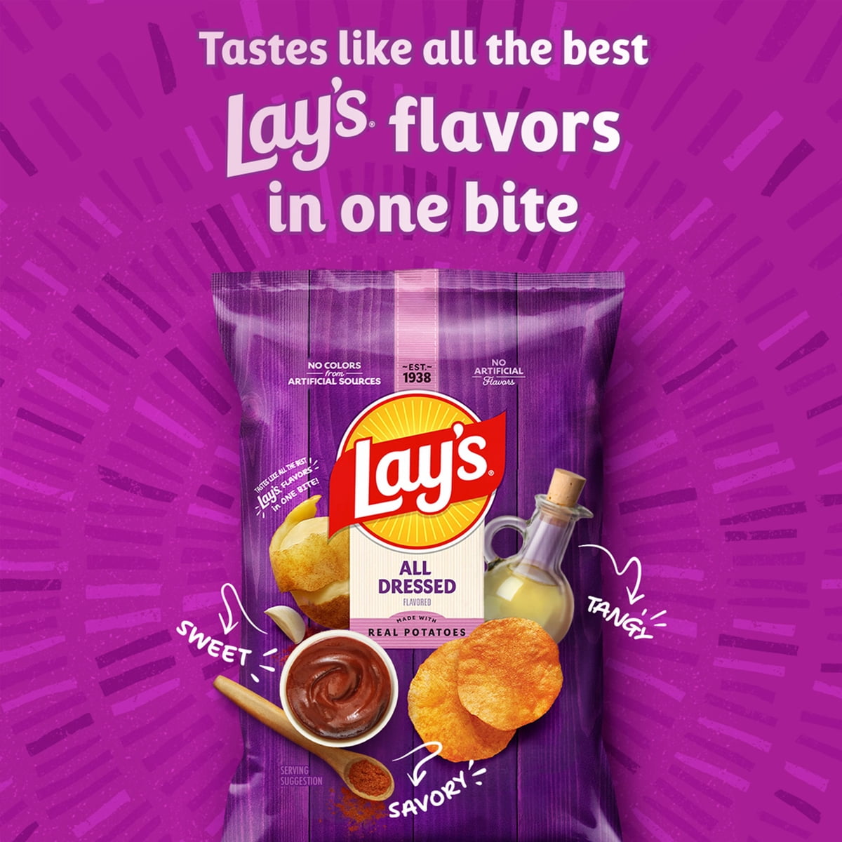 미국직구 Lay's All Dressed 432g / Lay's All Dressed Potato Chips, 432g 4