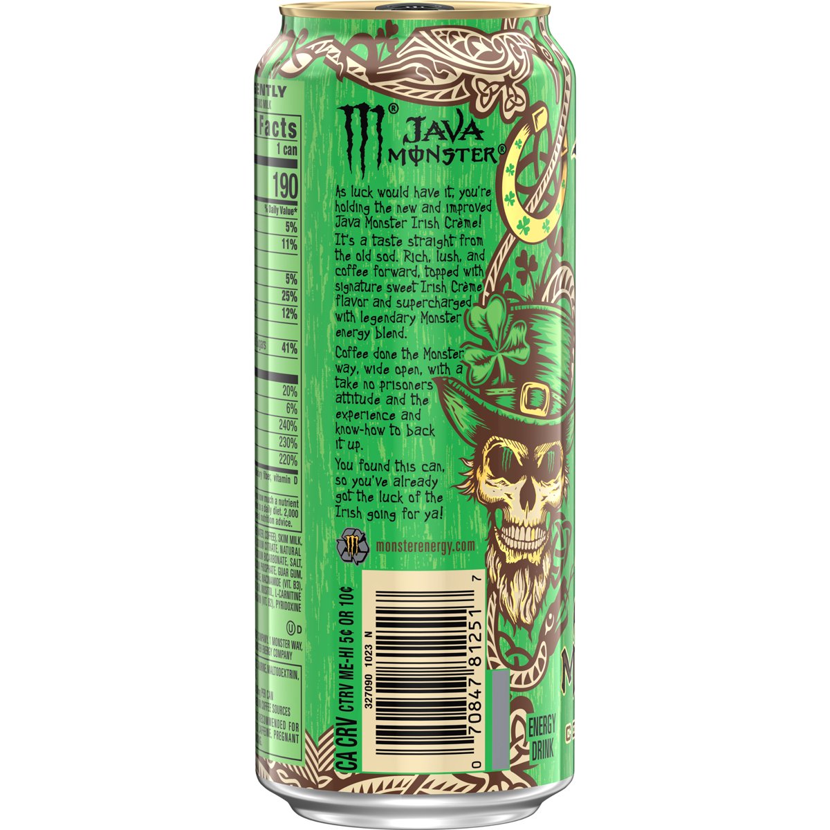 미국직구 Java Monster Irish 444ml 2팩 / Java Monster Irish Crme, Energy Drink, 444ml, 2 Pack Bu 2