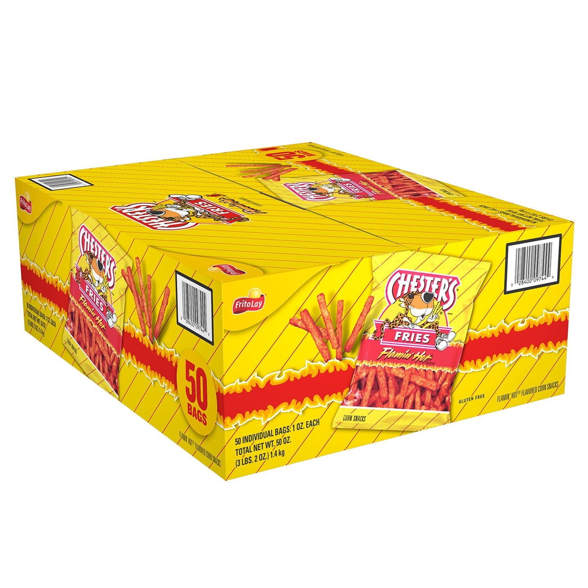 미국직구 Chester's Flamin' Hot 28g / Chester's Flamin' Hot Fries Corn Snacks, 28g, 50 pk. 4