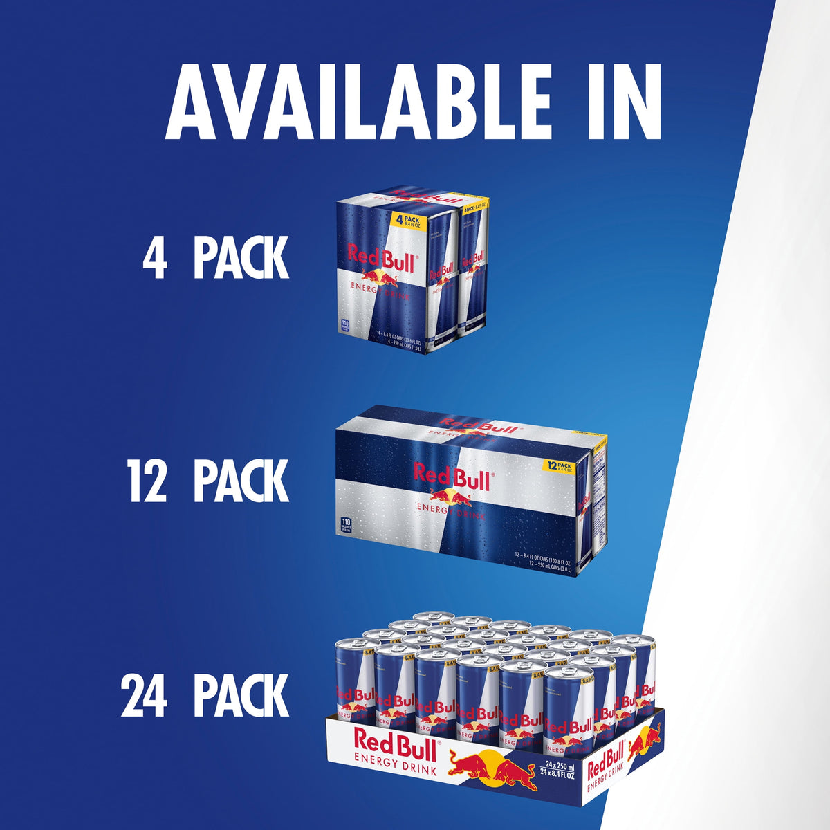미국직구 레드불 Energy Drink, 8.4 fl. oz., 6 Packs of 4 Cans, 80mg Caffeine, Taurine & B Vitamins