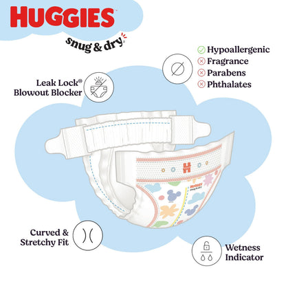 미국직구 하기스 스너그앤드라이 기저귀 / Huggies Snug & Dry Baby Diapers