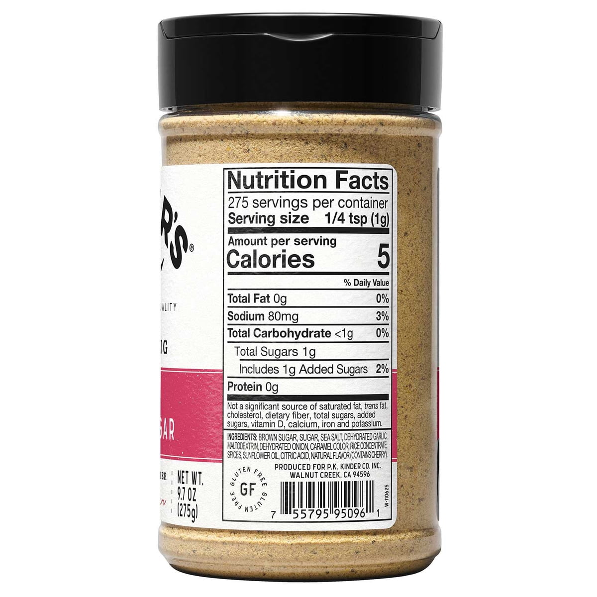 미국직구 Kinder's Cherry Brown 275g / Kinder's Cherry Brown Sugar Seasoning, 275g 5