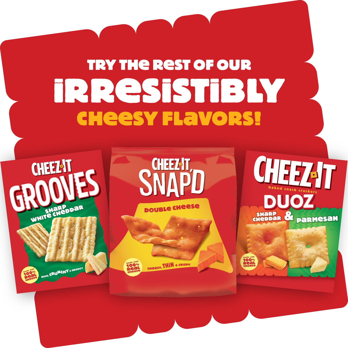 미국직구 치즈잇 White Cheddar Baked Snack Crackers, Lunch Snacks, 7 oz