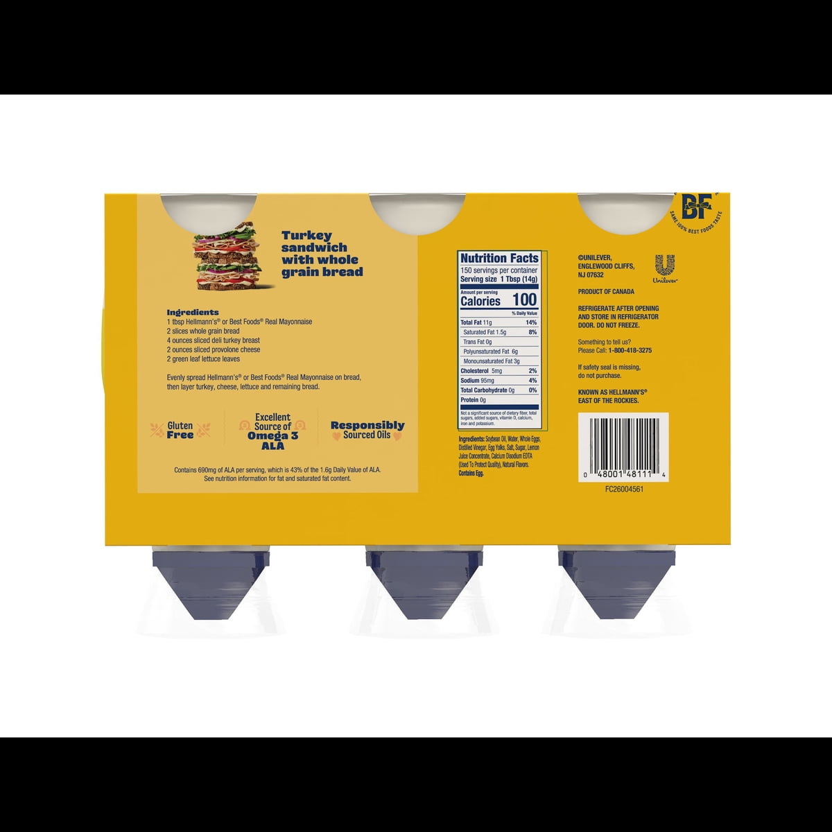 미국직구 Best Foods Real 739ml / Best Foods Real Mayonnaise, 739ml, 3 pk. 2