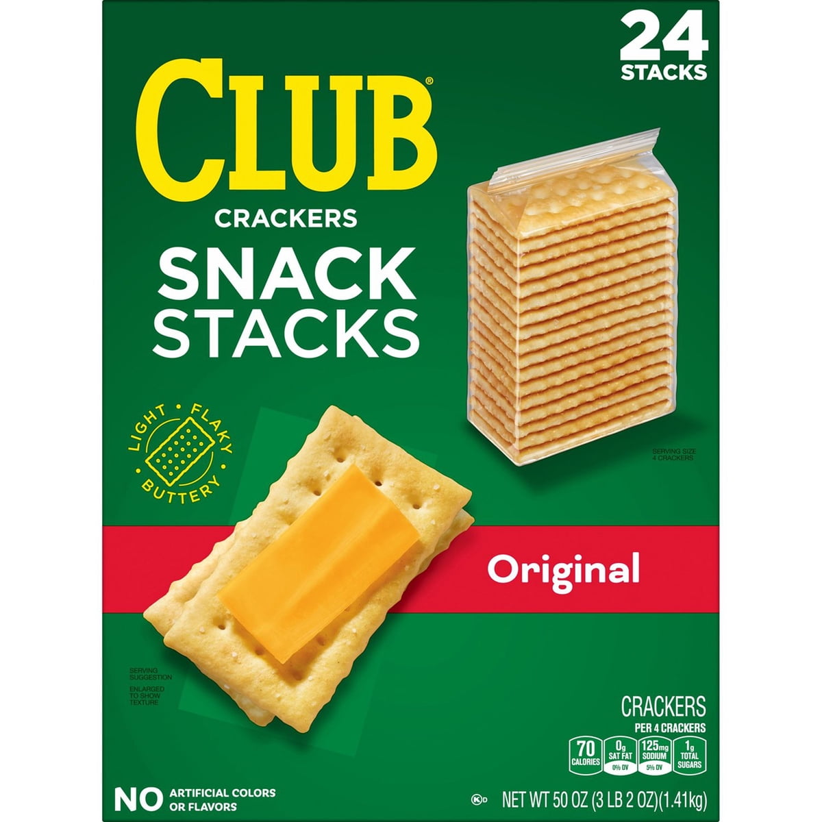 미국직구 Club Crackers Snack 과자 59g / Club Crackers Snack Stacks, 59g, 24 pk. 5