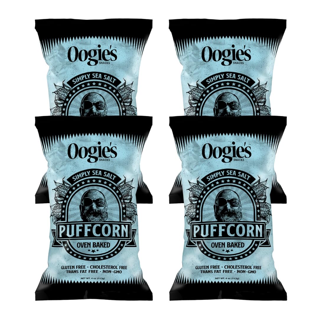 미국직구 Oogie's Snacks Gluten-Free 113g / Oogie's Snacks Gluten-Free Simply Sea Salt Puffcorn 3