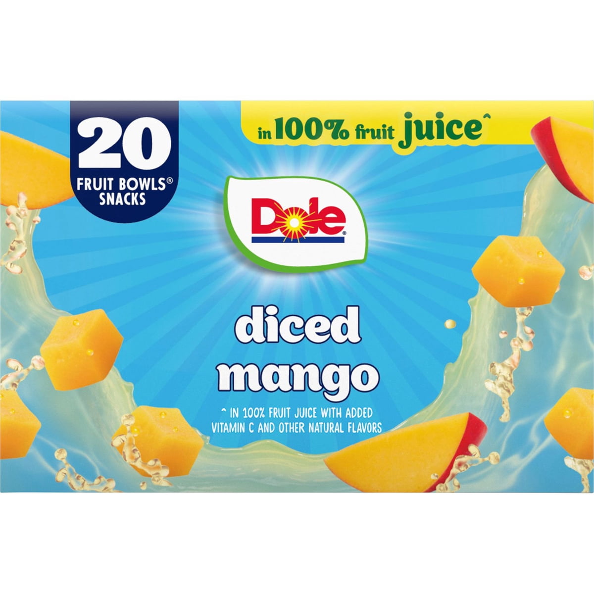 미국직구 Dole Fruit Bowls 113g / Dole Fruit Bowls Diced Mango in 100% Juice, 113g, 20 pk. 5