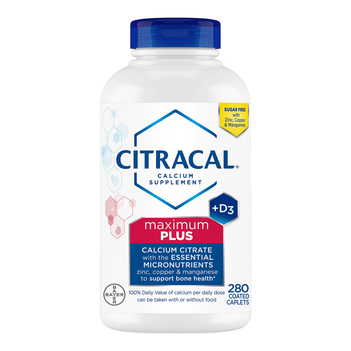 미국직구 칼슘 Citracal Maximum Plus Calcium Citrate + D3, 280 Caplets
