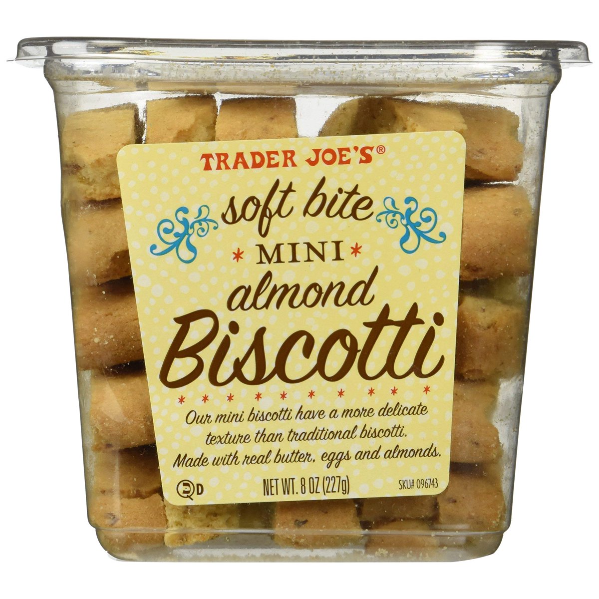 미국직구 트레이더조 견과 6g 2팩 / 3x | Trader Joes Soft Bite Mini Almond Biscotti - Pack Of 2 & 2x Lot 2