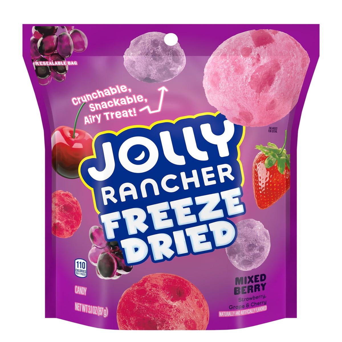 미국직구 JOLLY RANCHER Freeze 캔디 88g 2팩 / JOLLY RANCHER Freeze Dried Mixed Berry Flavored Cand 2