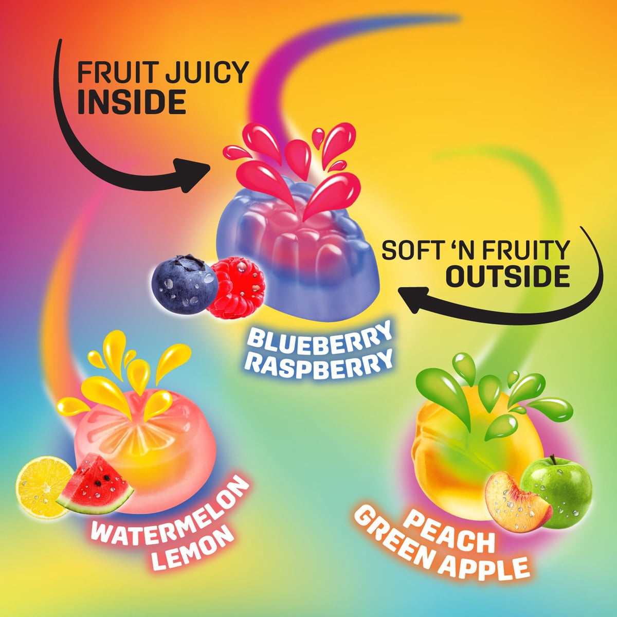 미국직구 Welch's Juicefuls Fusions 23g / Welch's Juicefuls Fusions Fruit Snacks, 23g, 42 pk. 4