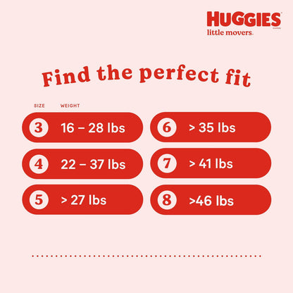 미국직구 하기스 리틀무버스 기저귀 / Huggies Little Movers Baby Diapers