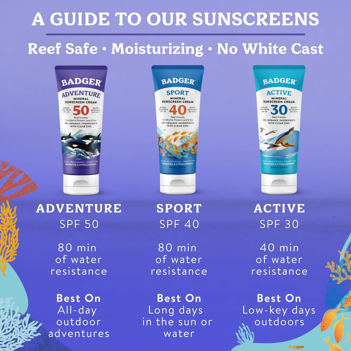 Badger 선크림 SPF50 8