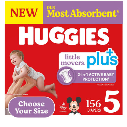 미국직구 하기스 리틀무버스 플러스 기저귀 / Huggies Little Movers Plus Baby Diapers