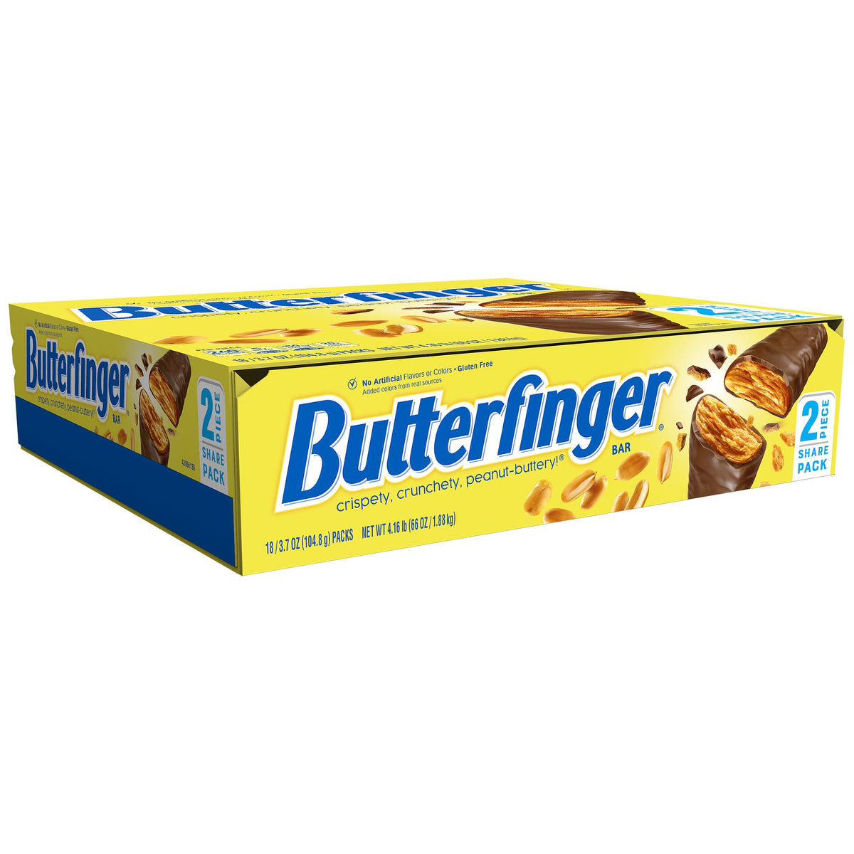 미국직구 Butterfinger, King Size Share Pack, 3.7 oz, 18 ct