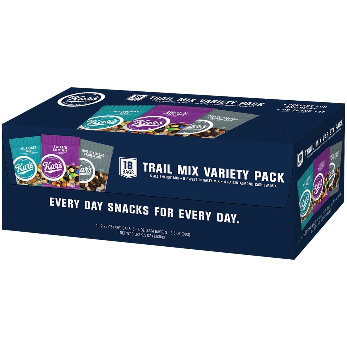 미국직구 Kar's 견과 28g / Kar's Nut & Fruit Mix Variety Pack Trail Mix, 28g, 18 pk. 2