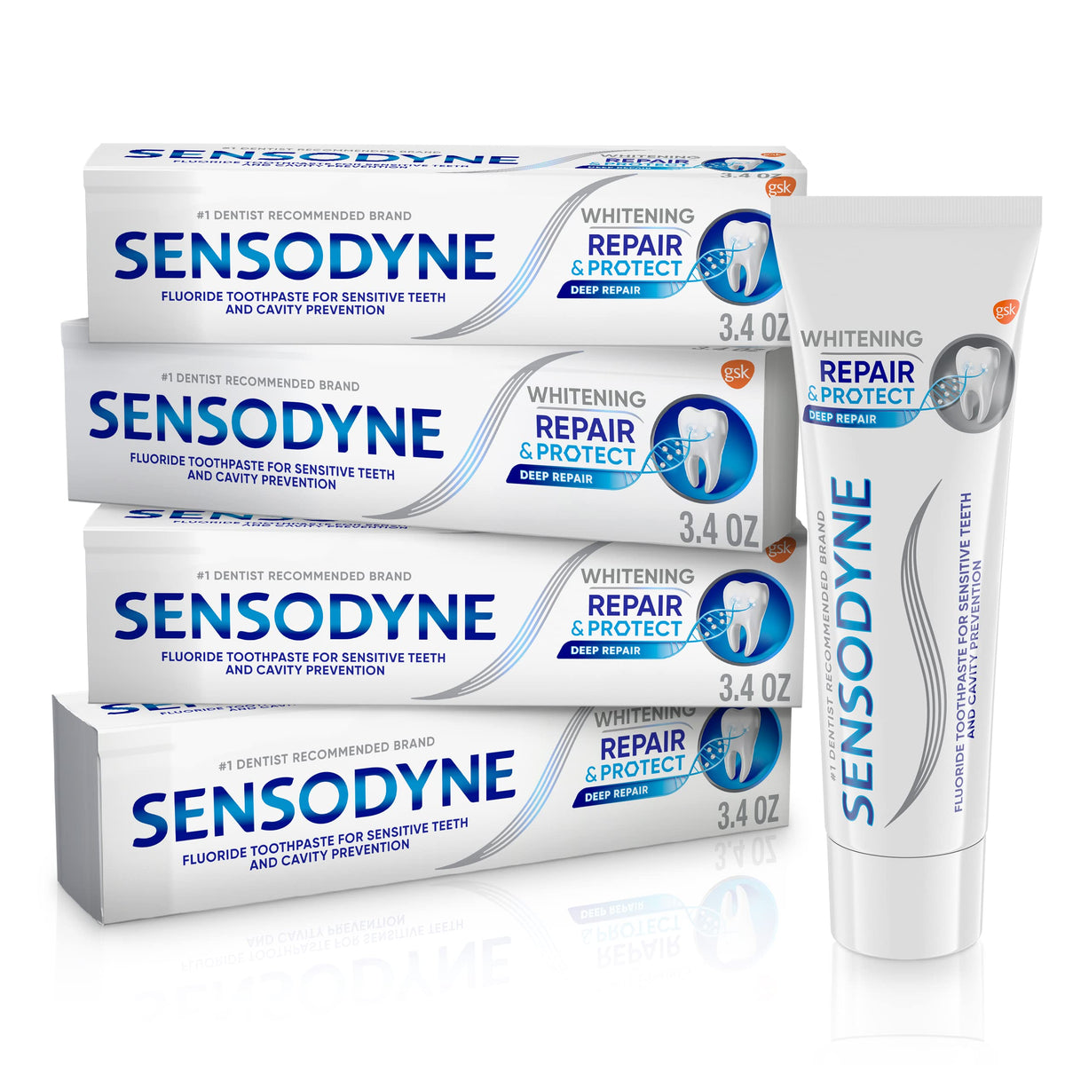 미국직구 센소다인 리페어앤프로텍트 미백치약 3.4oz(96g) 무료배송 / Sensodyne Repair and Protect Whitening Toothpaste