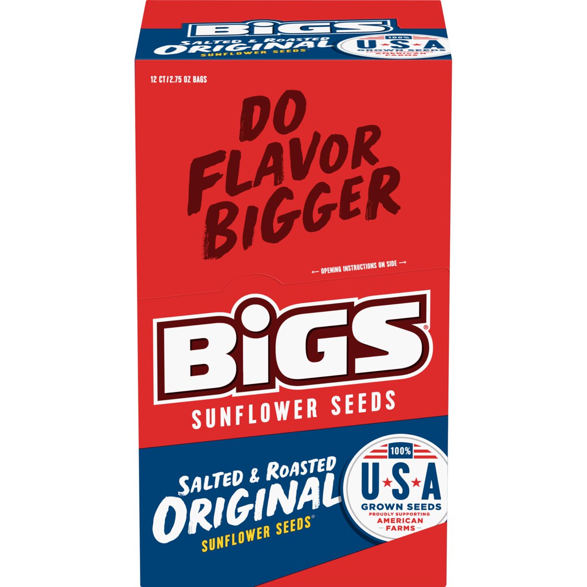 미국직구 3 Pack BIGS 78g 3팩 / 3 Pack | BIGS Sunflower Seeds, Salted and Roasted Original, 12 B 3