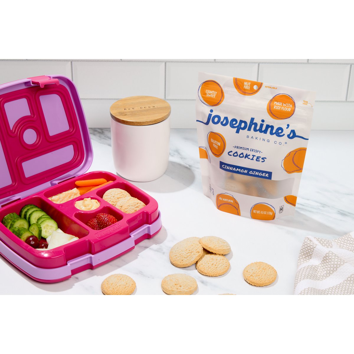 미국직구 Josephines 과자 128g / Josephines Premium Cinnamon Ginger Crispy Cookies, Gluten-Free,  2