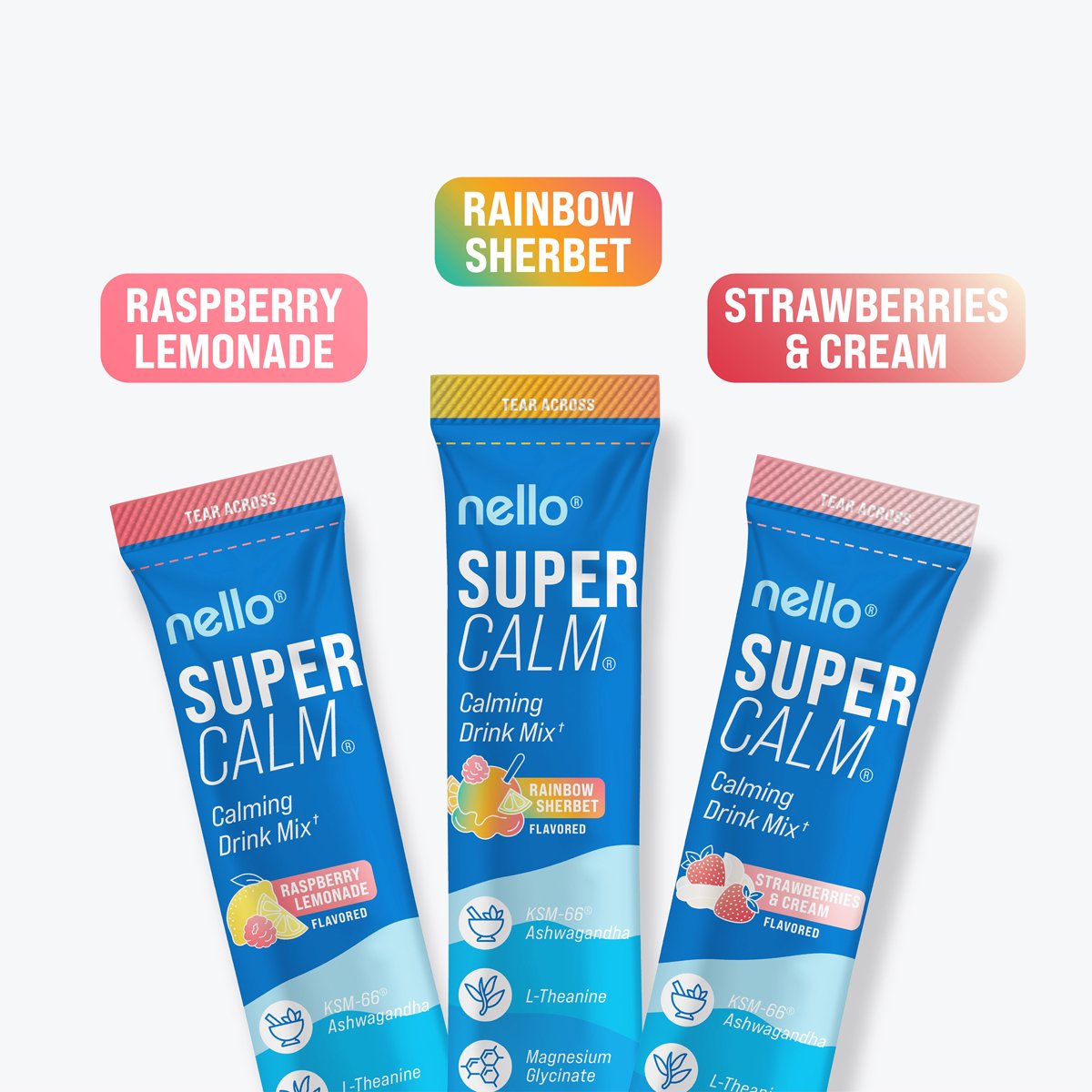 미국직구 Nello Supercalm Calming 14g / Nello Supercalm Calming Flavored Drink Mix Packets, Var 2