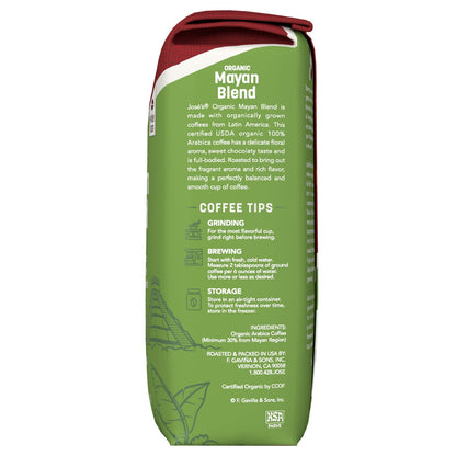 미국직구 Jose's Organic Mayan Blend Whole Bean Coffee, Medium Dark Roast, 2.5 lbs