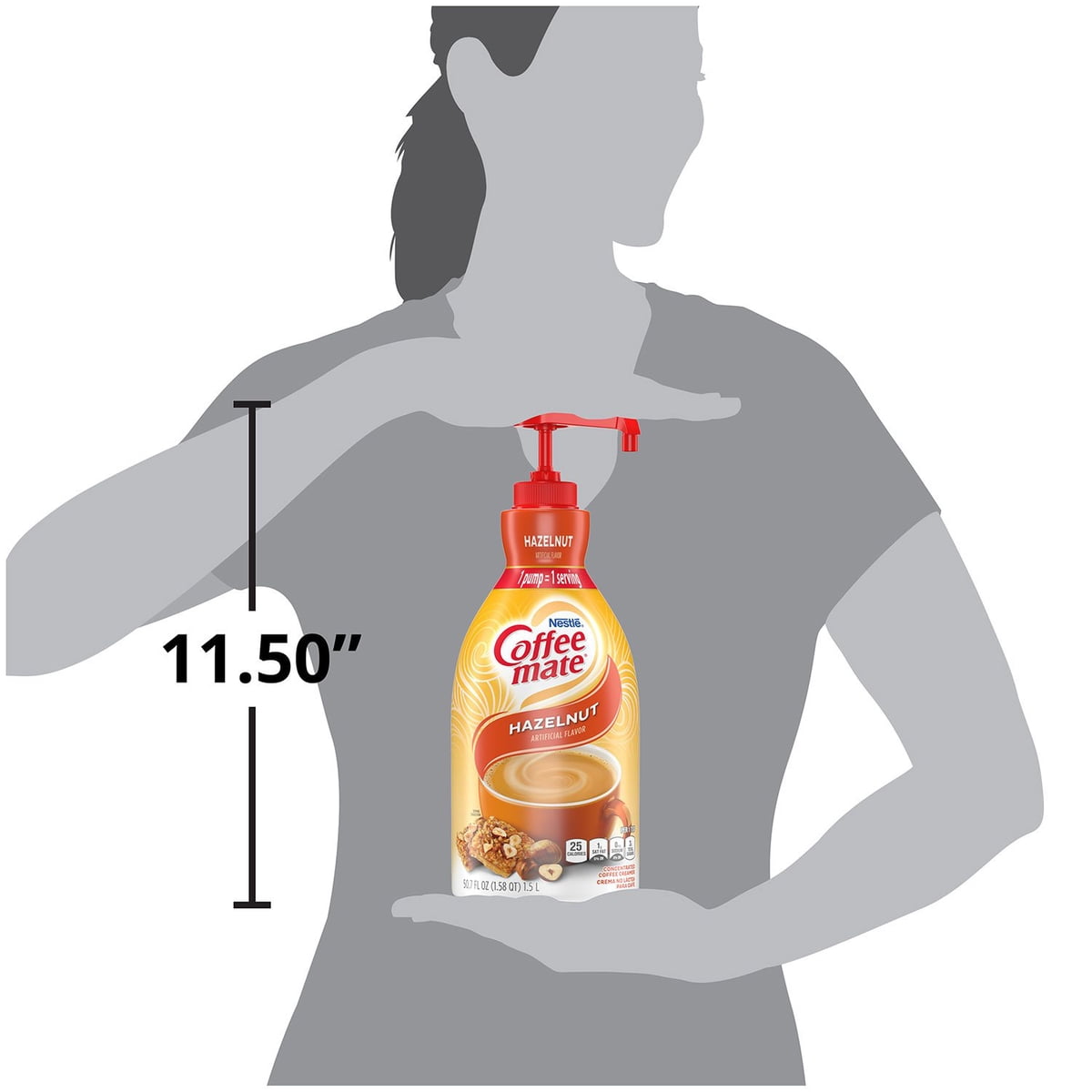 미국직구 Nestle Coffee-mate Liquid 커피 1.4kg / Nestle Coffee-mate Liquid Creamer Pump, Hazelnut 3