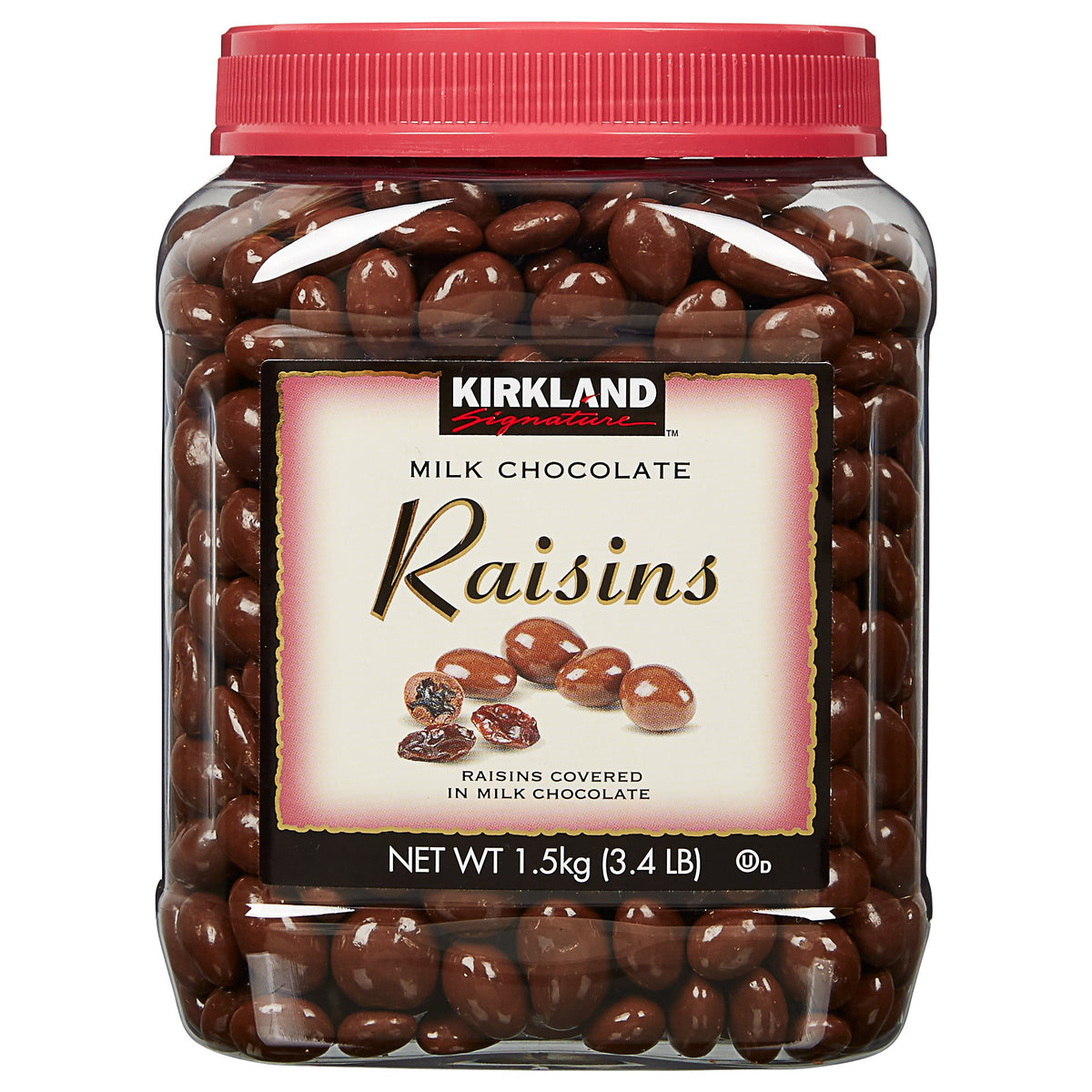 미국직구 Kirkland Signature Milk Chocolate Covered Raisins, 54 oz