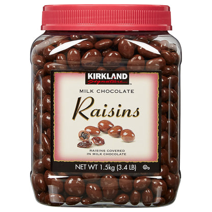 미국직구 Kirkland Signature Milk Chocolate Covered Raisins, 54 oz