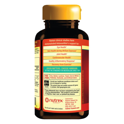 미국직구 영양제 BioAstin Hawaiian Astaxanthin 12 mg, 120 Softgels