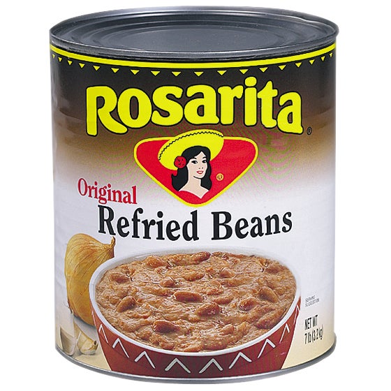 미국직구 Rosarita Refried Beans, #10 can, Original, 7 lbs 