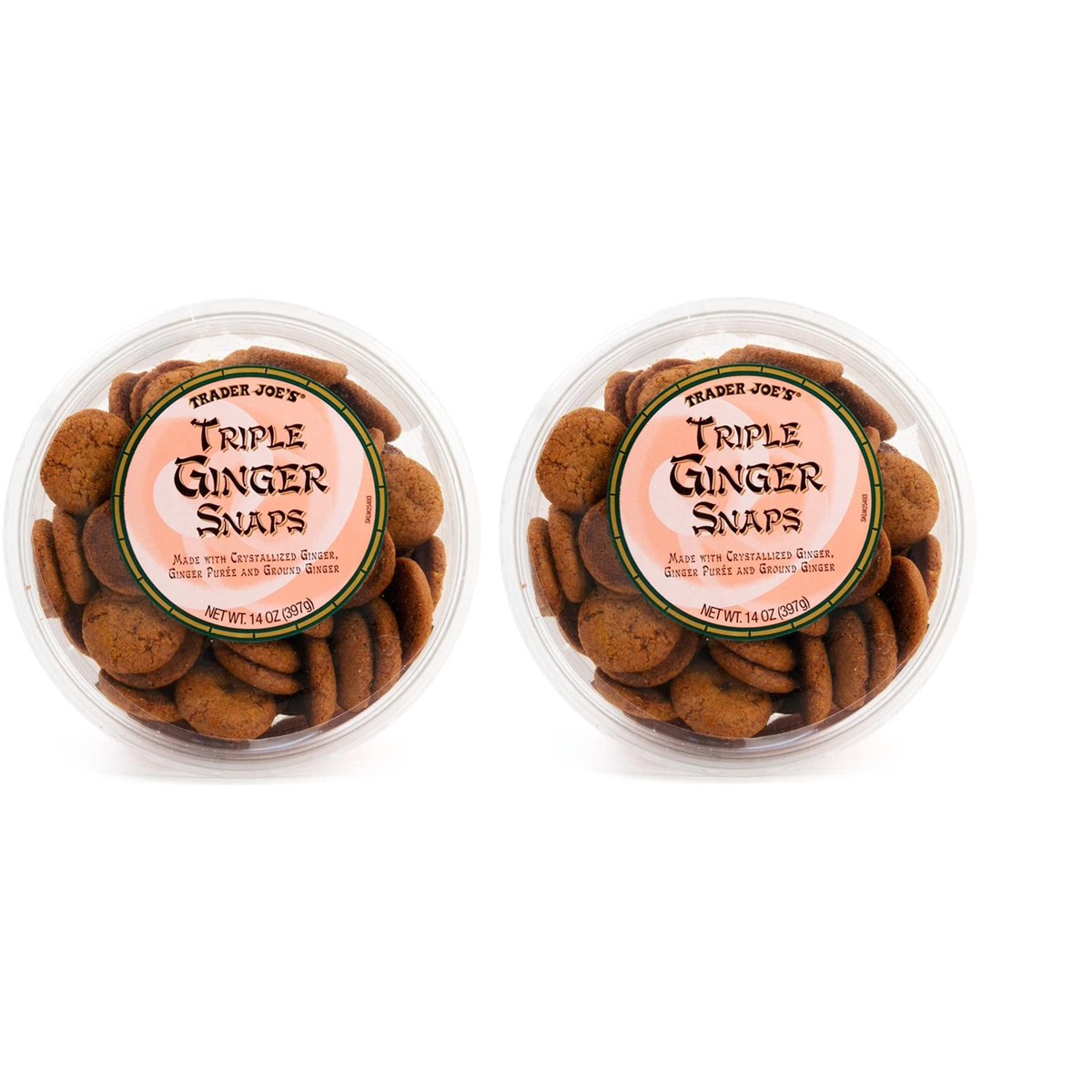 미국직구 트레이더조 과자 6g 2팩 / 3x | Trader Joes Triple Ginger Snaps, Xlarge (.2-Pack) & 2x Lotus Bi 2