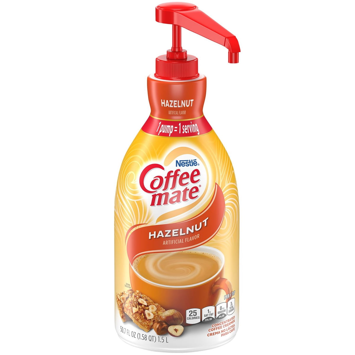 미국직구 Nestle Coffee-mate Liquid 커피 1.4kg / Nestle Coffee-mate Liquid Creamer Pump, Hazelnut 2