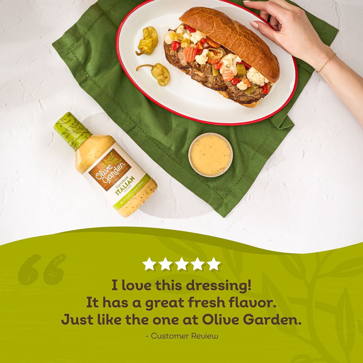 미국직구 Olive Garden Signature 680g / Olive Garden Signature Italian Dressing, 680g, 2 pk. 7