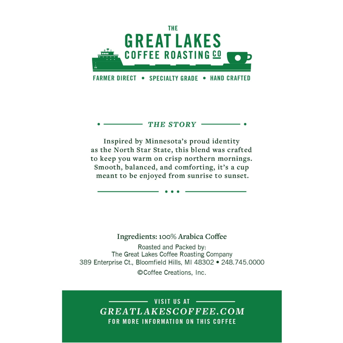미국직구 Great Lakes Medium 커피 907g / Great Lakes Medium Roast Whole Bean Coffee, North Star B 2
