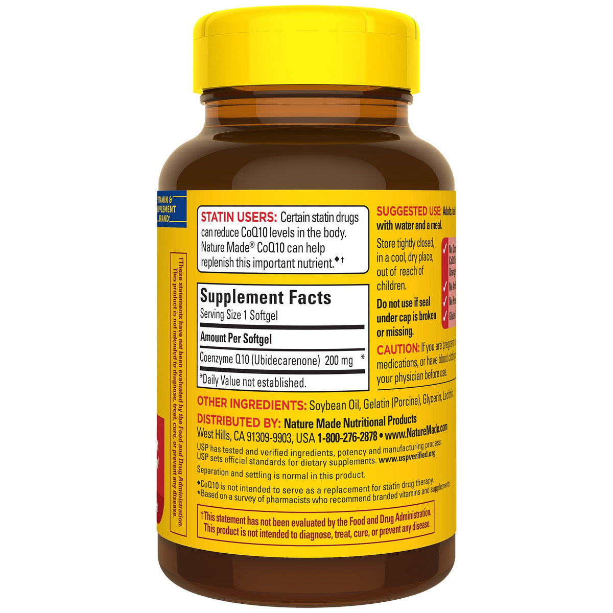 미국직구 네이처메이드 코큐텐 Nature Made CoQ10 200 mg., 140 Softgels