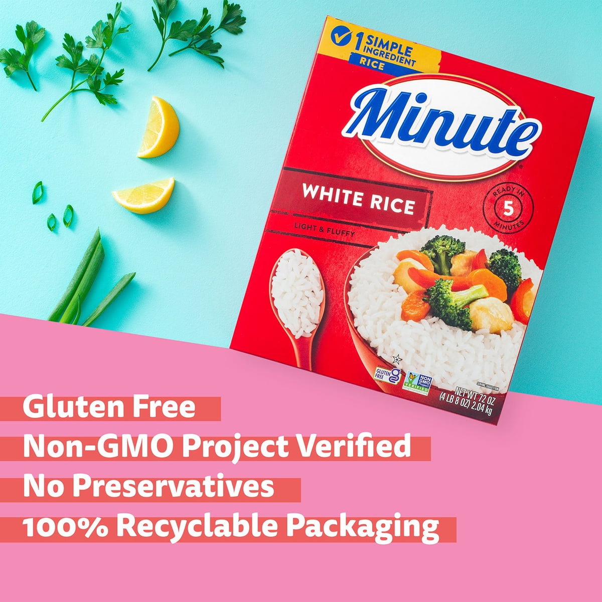미국직구 Minute Instant Light 2.0kg / Minute Instant Light and Fluffy White Rice, 2.0kg 3