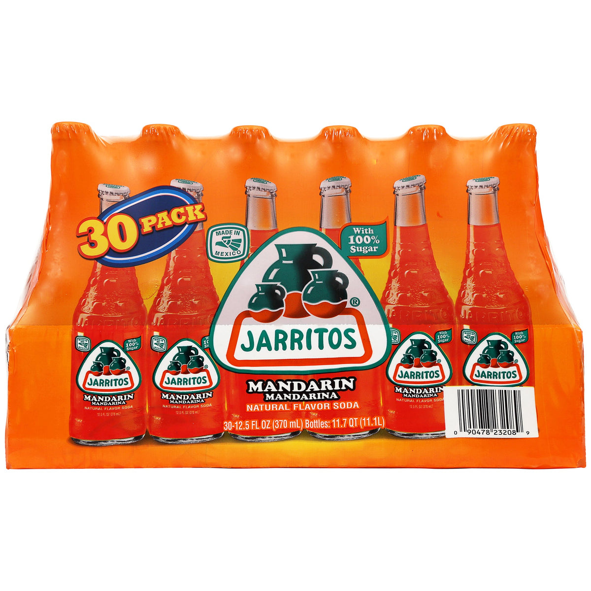 미국직구 Jarritos Soda, Mandarin, 12.5 fl oz, 30 ct