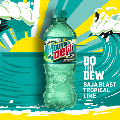 미국직구 마운틴듀 Baja Blast Soda, 16.9 Fl. Oz., 12 Count