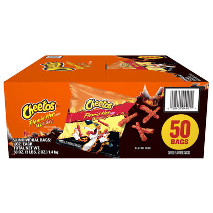 미국직구 치토스 Frito-Lay  Crunchy, Flamin' Hot, 1 oz, 50 ct