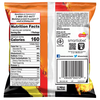 미국직구 치토스 Frito-Lay  Crunchy, Flamin' Hot, 1 oz, 50 ct