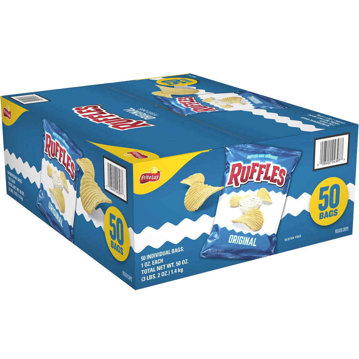 미국직구 러플스 Potato Chips, Original, 1 oz, 50 ct