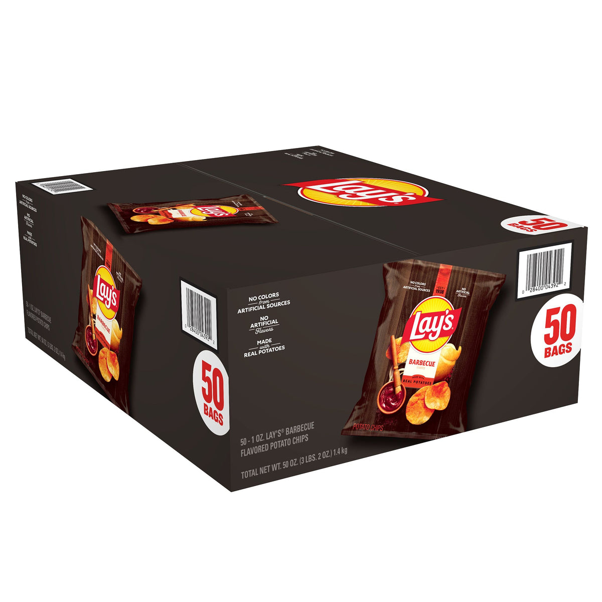 미국직구 레이즈 Potato Chips, KC Masterpiece Barbecue, 1 oz, 50 ct